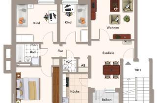 Wohnung kaufen in 49809 Lingen, Reserviert! Komfortable Wohnung in Lingen mit Balkon und Ausblick