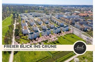 Wohnung kaufen in 14469 Bornstedt, Ihr Zuhause am Park: 4 Zimmer, Balkon & Stellplatz mit freiem Blick ins Grüne