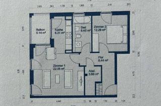 Wohnung mieten in 12524 Altglienicke, Schöne 2-Zimmer-Wohnung mit Balkon in Berlin-Altglienicke (Treptow)