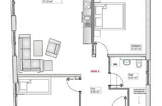 Wohnung mieten in Gründauer Str. 21a, 63584 Gründau, Schicke 3-Zimmer-Wohnung mit Aufzug im 2. OG in Gründau