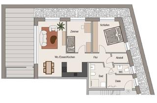 Penthouse mieten in Hauptstraße 62, 74382 Neckarwestheim, Penthouse-Erstbezug: Moderne Neubauwohnungen in Neckarwestheim mit Aufzug, Tiefgarage & PV-Strom