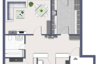 Wohnung mieten in Distelkamp 52, 44651 Röhlinghausen, Herne-Röhlinghausen: moderne 3,5 Zi-Whg. mit Balkon!