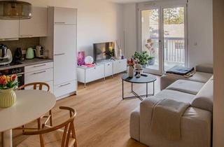 Wohnung mieten in Am Windflügel 6A, 91085 Weisendorf, Stilvoll wohnen im Neubau: Helle 2-Zimmer-Wohnung mit Balkon & hochwertiger Küche