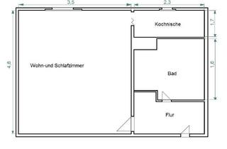 Wohnung mieten in Fichtestraße 56, 01917 Kamenz, Kompakt und Günstig - 1 RWE ab Juni 2026 zu vermieten