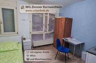 WG-Zimmer mieten in Bahnhofplatz, 70806 Kornwestheim, Gästezimmer mit eigener Küche, Wlan, TV, Gästebad, Waschmaschine, 100 Meter zum S-Bahnh