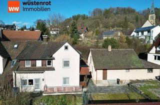Haus kaufen in 74429 Sulzbach-Laufen, Wohnhaus im Ortskern mit zwei Wohnungen und großem Nebengebäude