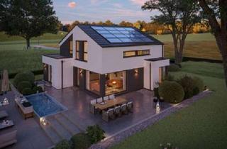 Haus kaufen in 35232 Dautphetal, Modernes Wohnen auf 146 m2. Technikfertig mit Wärmepumpe. Preis inklusive Grundstück!