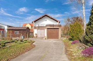 Einfamilienhaus kaufen in 86529 Schrobenhausen, Gepflegtes Einfamilienhaus m. ELW, gr. Grundstück & 2 übergroßen Garagen - zentral in Schrobenhausen