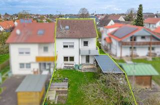 Doppelhaushälfte kaufen in 88471 Laupheim, Mit viel Potenzial! Gepflegte Doppelhaushälfte mit idyllischem Garten in attraktiver Wohnlage
