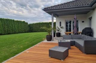 Haus mieten in 84076 Pfeffenhausen, 3 Zi-Bungalow (128m²) in Pfeffenhausen mit großem Garten (teilmöbliert)