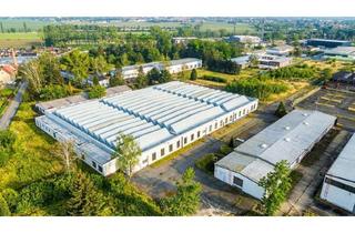 Gewerbeimmobilie kaufen in 01640 Coswig, Lager oder Produktion - auf über 5.000 m² Hallenfläche ist alles möglich! Nur 230 €/m²