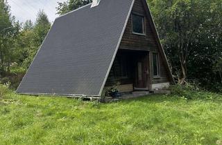 Grundstück zu kaufen in 98529 Suhl, ***provisionsfrei*** Charmante Finnhütte auf 967 m² Freizeitgrundstück in Suhl – genehmigter Bestand