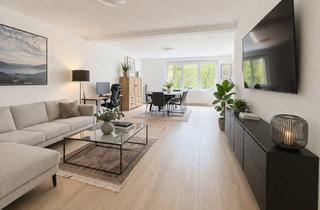 Wohnung kaufen in 45130 Rüttenscheid, Wohnen in erster Reihe am Haumannpark - sanierte Gartenwohnung mit 2 Terrassen und Homeoffice