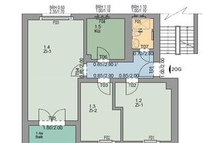 Wohnung mieten in Königsberger Str., 76887 Bad Bergzabern, Schöne 3-Zimmerwohnung in Bad Bergzabern, Königsberger Str. 4, 2. OG rechts
