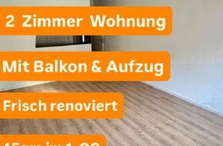 Wohnung mieten in 42285 Barmen, Helle, renovierte 2-Zimmer-Wohnung mit Balkon in Wuppertal-Barmen 45 m²