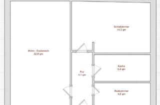 Wohnung mieten in 67117 Limburgerhof, Erstbezug nach Kernsanierung! 2-Zimmer-Wohnung mit neuer Küche