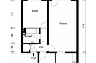 Wohnung mieten in Feldbergstr., 42699 Ohligs-Aufderhöhe, 3 Zimmer Wohnung in Aufderhöhe. Erstbezug nach Modernisierung