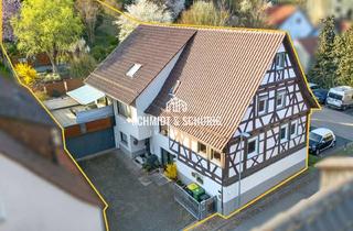 Haus kaufen in 75203 Königsbach-Stein, Zweifamilienhaus mit Garten und Vermietungspotenzial in ruhiger Lage