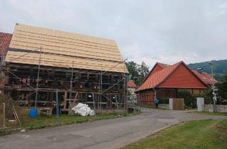 Haus kaufen in 31073 Delligsen, Delligsen - Fachwerkhaus mit großem Grundstück in Dorfrandlage