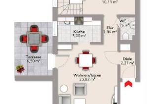 Wohnung kaufen in 64572 Büttelborn, Büttelborn - EG Maisonettewohnung mit toller Raumaufteilung mit Garten