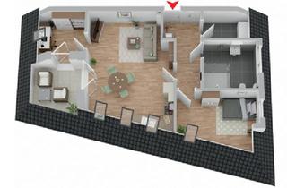 Wohnung kaufen in Zeppelinstr., 49076 Westerberg, Neubau-Dachgeschosswohnung am Westerberg