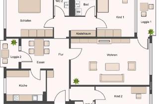 Wohnung mieten in Pfannmüllerweg 42, 64289 Kranichstein, Helle 3,5-Zimmer Wohnung in Darmstadt-Kranichstein