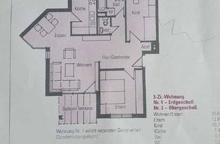 Wohnung mieten in Rathausstraße 14, 72810 Gomaringen, 3-Zimmer Erdgeschosswohnung mit Terrasse in Gomaringen