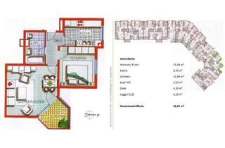 Wohnung mieten in Salierallee, 69181 Leimen, Helle 2-Zimmer-Wohnung in Leimen mit 56 m² Wohnfläche