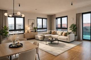 Wohnung mieten in Thomas-Jefferson-Straße 38a, 68309 Käfertal, Hochwertig & hell – stilvolle 3-Zimmer-Wohnung mit Balkon in Toplage