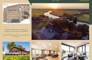 Gewerbeimmobilie kaufen in 24797 Breiholz, Ihre Chance auf ein einzigartiges Gastronomie- & Beherbergungsensemble direkt an der Eider