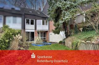 Reihenhaus kaufen in 28717 Burgdamm, HB-Burgdamm: Großzügiges Split-Level-Reihenhaus mit Keller und Garage