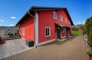 Doppelhaushälfte kaufen in 63846 Laufach, Wohnen und Arbeiten perfekt kombiniert – Doppelhaushälfte mit großzügiger Produktions-/Lagerhalle