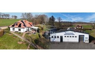 Einfamilienhaus kaufen in Hönnestr. 37a, 58809 Neuenrade, Wohnen & Arbeiten perfekt kombiniert – Einfamilienhaus mit Gewerbehalle auf großem Grundstück