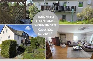 Haus kaufen in 02627 Kubschütz, 2 KM vor Bautzen, ein gepflegtes Haus mit 3 Eigentumswohnungen im Paket +