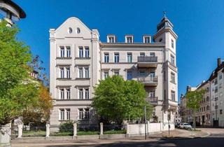 Wohnung kaufen in 04157 Leipzig, ALTBAUTRAUM IN GOHLIS | Gehobene 3-Raum-Wohnung mit Balkon und Parkettboden