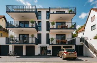 Wohnung kaufen in Gassenäckerweg 10, 73635 Rudersberg, Letzte Neubau-Erdgeschosswohnung in Rudersberg – KfW 55, Garage Blick ins Grüne