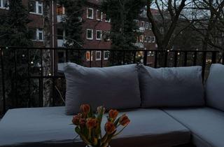 Wohnung mieten in 22085 Uhlenhorst, Helle 2-Zimmer Wohnung in Hamburg-Uhlenhorst inkl. Balkon