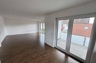 Wohnung mieten in Querstraße 10A, 49328 Melle, Helle, moderne 3-Zimmer-Wohnung mit Balkon – ca. 100 m², Einbauküche & 2 Stellplätze | Melle-Bruchmü