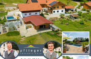Haus kaufen in 94065 Waldkirchen, Sacherl in Alleinlage mit Pool, Praxisgebäude, Stallungen und 4,4 ha Grund