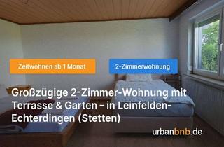 Immobilie mieten in Erlachstraße, 70771 Leinfelden-Echterdingen, 2-Zimmerwohnung mit TV, Wlan, Küche, Bad/Wc und Terrasse