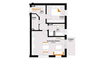 Wohnung kaufen in Kemptener Straße 10, 87669 Rieden, Klein, modern, mit Balkon – 2-Zimmerwohnung zum Wohlfühlen! AUFZUG! KfW-Darlehen! Whg.Nr. 23