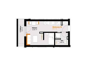 Wohnung kaufen in Kemptener Straße 10, 87669 Rieden, Klein, fein, mein: 1-Zimmer-Traum in Füssen ! AUFZUG! KfW-Darlehen! Whg.Nr. 18