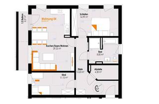 Wohnung kaufen in Kemptener Straße 10, 87669 Rieden, Moderne Neubau-3-Zimmerwohnung in zentraler Lage von Füssen ! AUFZUG! KfW-Darlehen! Whg.Nr. 4