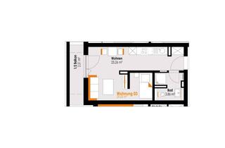 Wohnung kaufen in Kemptener Straße 10, 87669 Rieden, CHARMANTES 1-Zimmer-Apartment in ZENTRALER Lage von Füssen ! AUFZUG! KfW-Darlehen! Whg.Nr. 3