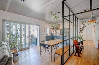 Loft kaufen in 04177 Altlindenau, Stilvolle Stadtwohnung mit Loftcharakter und großer Balkonterrasse