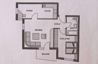 Wohnung mieten in 73119 Zell, Helle 2,5-Zimmer Wohnung mit Balkon in Zell unter Aichelberg