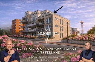 Penthouse kaufen in 25980 Sylt, Top moderne Penthouse ähnliche 3 Zimmerwohnung , am Strand, Meerblick, Garage, Terrasse