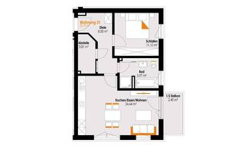 Wohnung kaufen in Kemptener Straße 10, 87669 Rieden, Alles schnell erreichbar – 2-Zimmerwohnung in Top-Lage! AUFZUG! KfW-Darlehen! Whg.Nr. 31