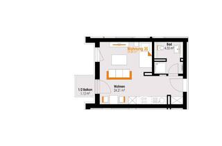Wohnung kaufen in Kemptener Straße 10, 87669 Rieden, Top vermietbar: 1-Zimmer mit Balkon in gefragter Lage! AUFZUG! KfW-Darlehen! Whg.Nr. 35