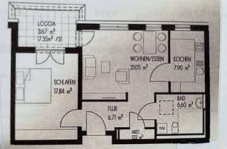 Wohnung mieten in 67098 Bad Dürkheim, Seniorengerechte Eigentumswohnung 2 ZKB, ca. 65m2, Loggia, Stellplatz,...
